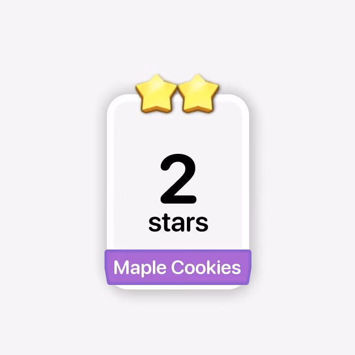 Maple Cookies